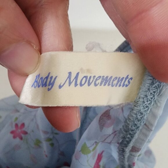 Vintage Body Movements Sheer Floral Micro Mini Y2K Style Skirt Size Small - Picture 8 of 10